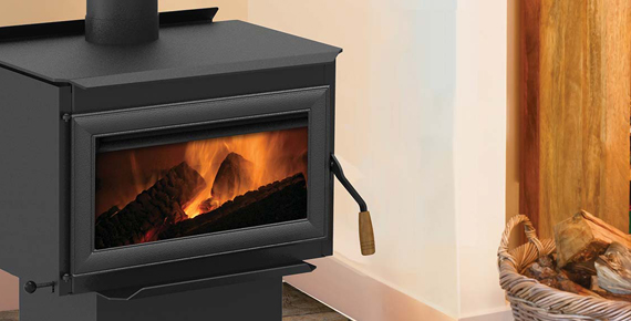 Buck-Stove-burning-stove